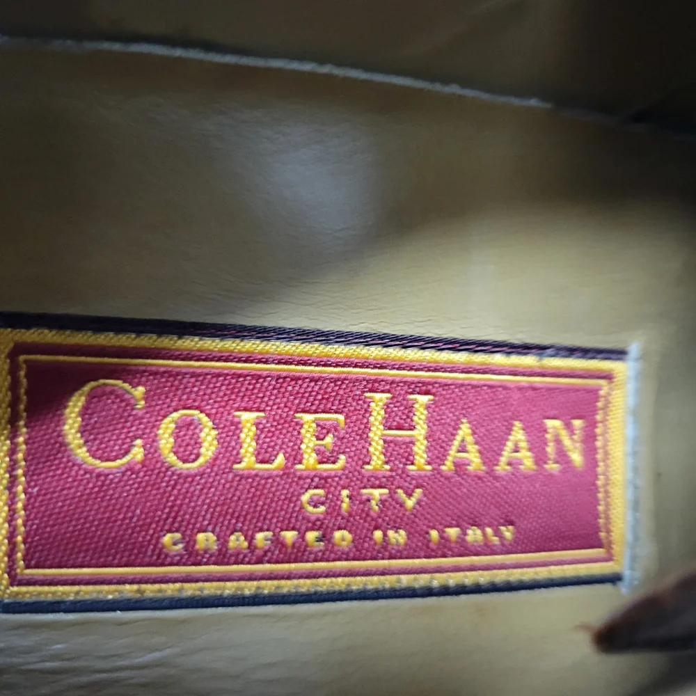 Cole Haan City Genuine Leather Crafted In Italy Oxford Shoes 00848 Size Men 8.5D